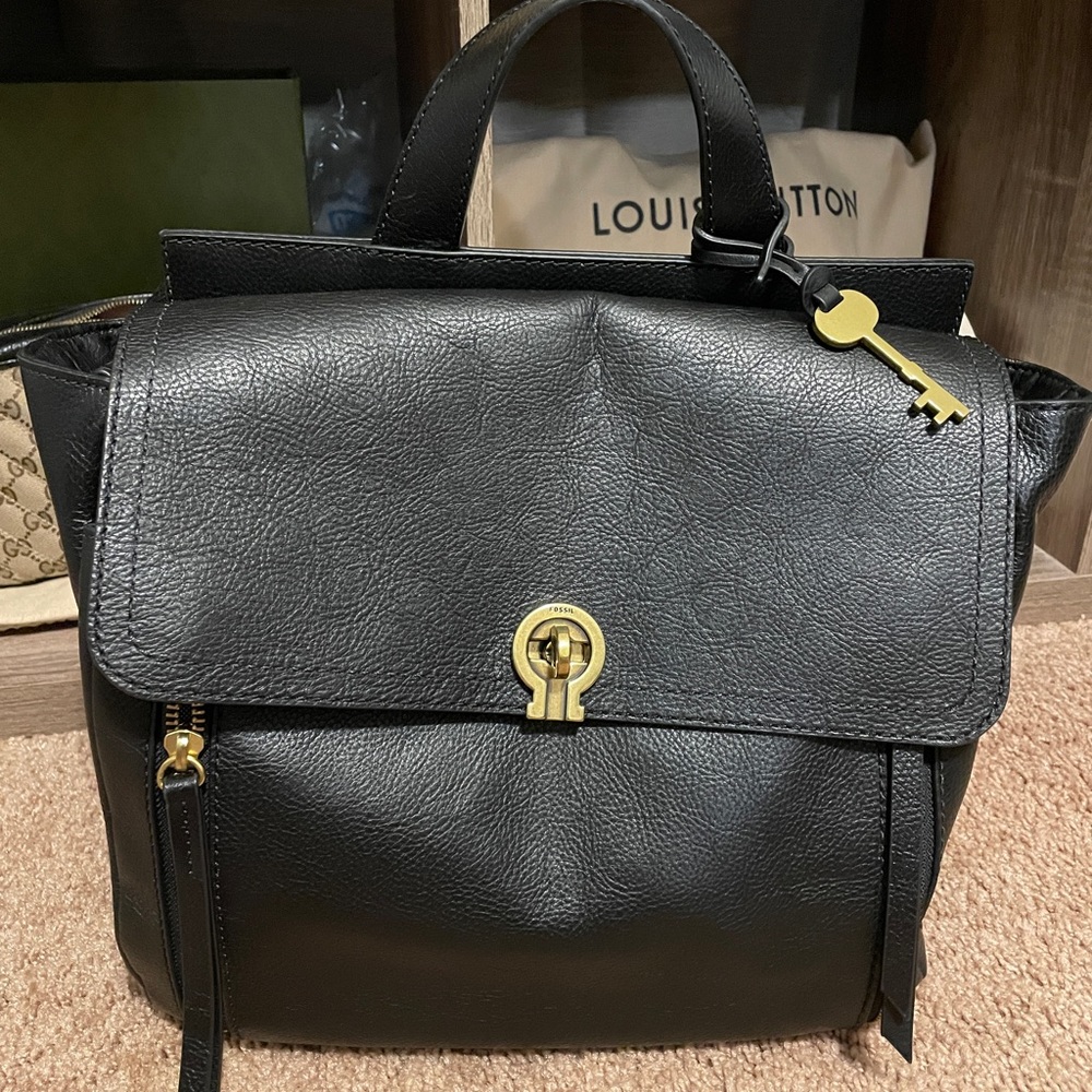 FOSSIL Leather Backpack